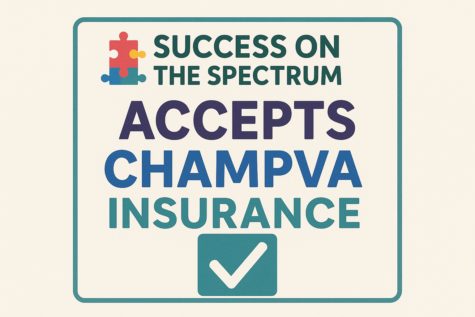 success on the spectrum accepts ChampVA insurance