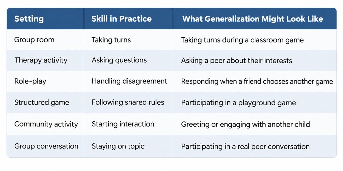 Can Social Skills Practice Look Like in Different Real-Life Settings